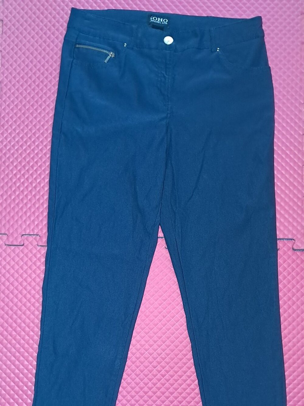 SOHO APPAREL Soft Rayon Nylon Spandex Skinny Pants